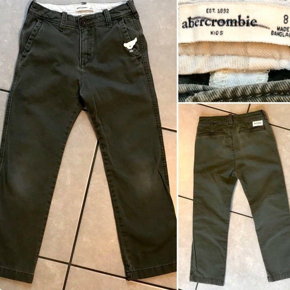 Abercrombie Kids 8 Jeans Light Wash Black Gray # 1 - Picture 1 of 4